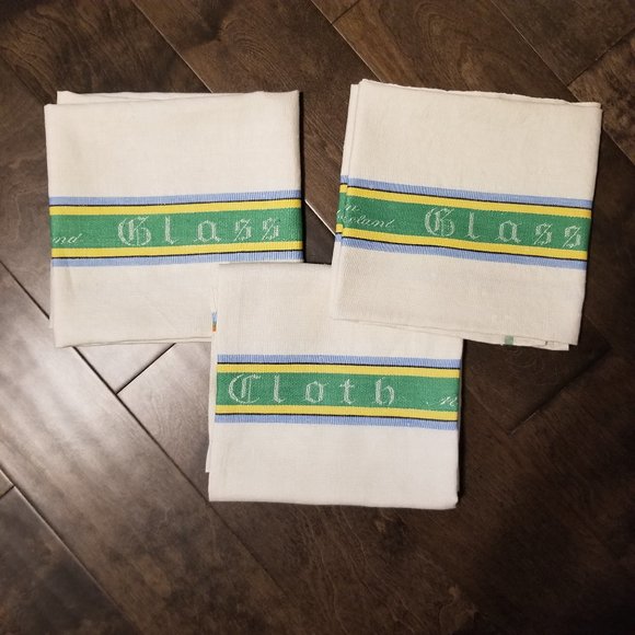 Beautiful Irish Linen Glass Cloths
